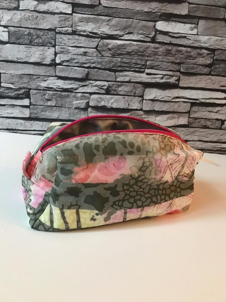 Selbstgenähte Schmink-Täschchen