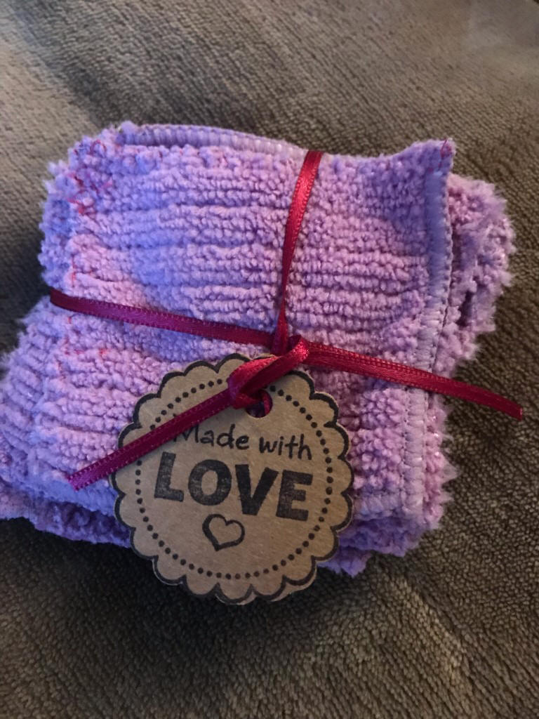 Selbstgenähte Abschminkpads - waschbar bei 60 Grad