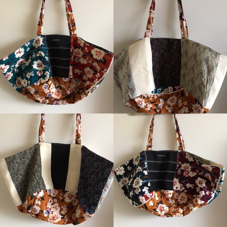 selbstgenähte Taschen